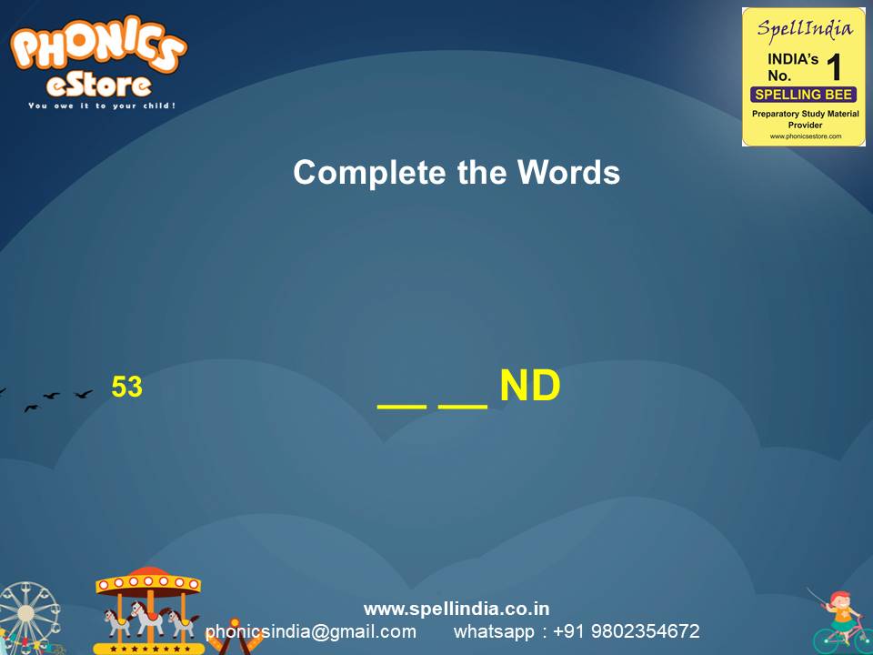 spell-bee-competition-exam-class-1-2-3-4-5-words